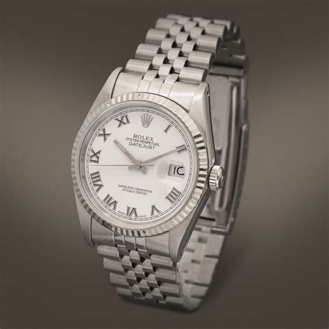 rolex datejust con numeri romani